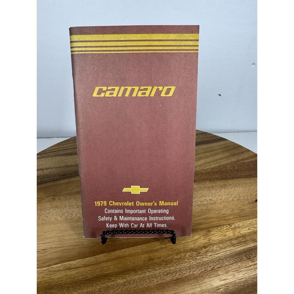 OEM Genuine 1979 Chevrolet Camaro Owner's Operator's Manual 472992-C